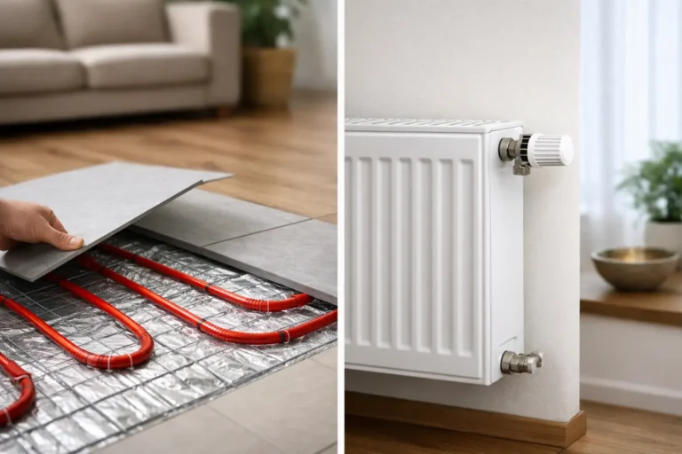 Padlófűtés vagy radiátoros fűtés családi házban